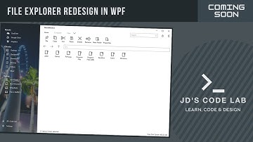 [Trending] WPF C# | File Explorer Redesign Coming Soon... | UI Design in Wpf C# (Jd