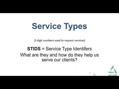 SERVICE TYPE IDENTIFIERS (STID's): WHAT THEY ARE AND HOW THEY HELP ...