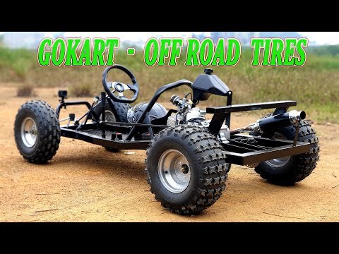 Upgrade F1 Gokart v3 with OffRoad Tires - Video 4K