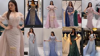 party wear evening dress / evening gown / engagement gown / gown / gowns / Pakistani dress