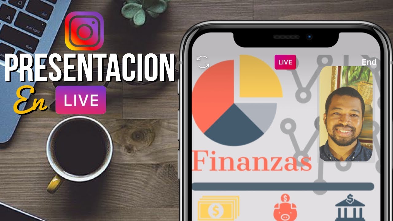 Como hacer un live de instagram Con Diaspositivas y Video  