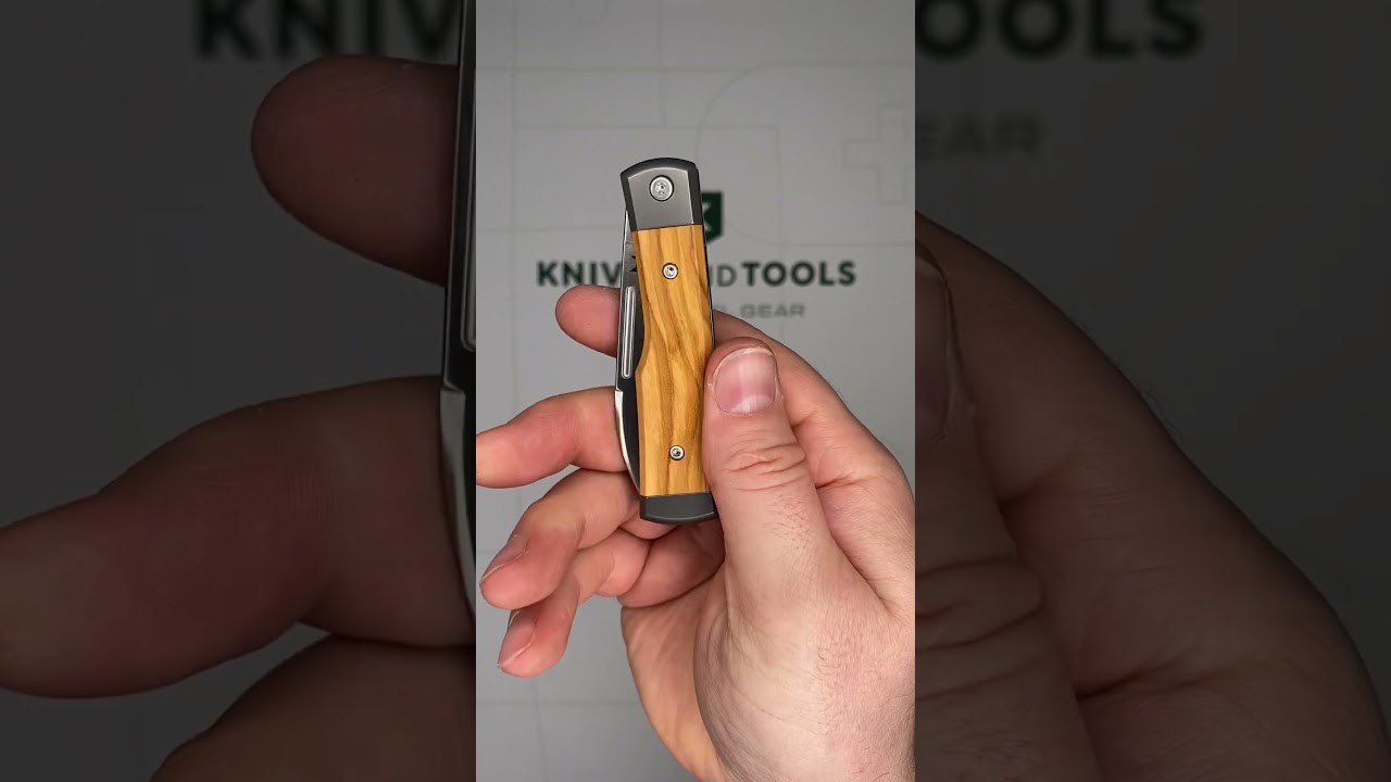 Fox Gunstock FX-558 OL Satin Böhler M390, Olive Wood, slipjoint