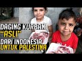 SENYUM ANAK-ANAK GAZA TERIMA DAGING QURBAN INDONESIA - VLOG Muhammad Husein Gaza