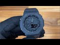 GA2100-1A1  Black Carbon Fiber Minimalist Men's Watch G-SHOCK