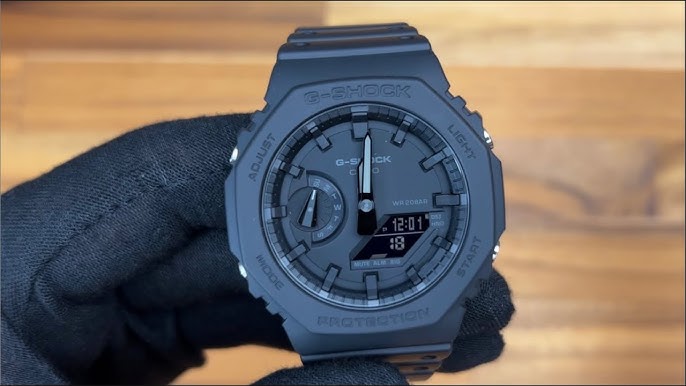 Casio G-Shock Carbon Core Casioak GA-2100 CA-8AER black/grey Camouflage -  YouTube