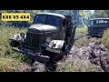 Which means of transport is more capable off road truck 6x6 vs 4x4 in mud offroad