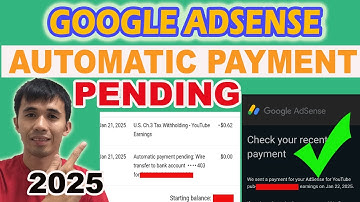 HOW TO FIX AUTOMATIC PAYMENT PENDING IN GOOGLE ADSENSE | TAGALOG TIPS 2025