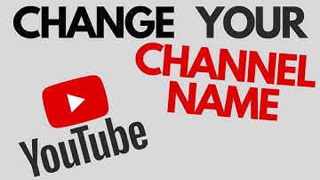 How To Change My Youtube Channel Name FAST!