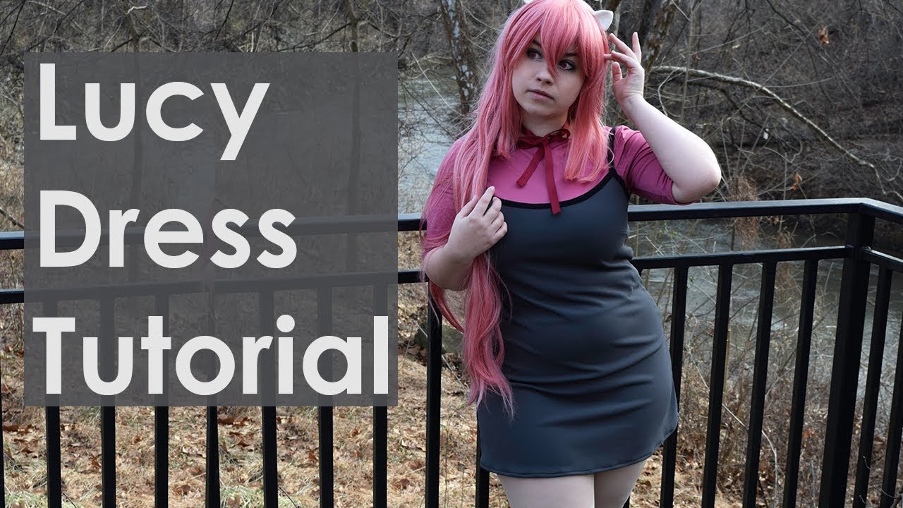 Lucy/Nyu [Elfen Lied] Cosplay Tutorial Part 2: Dress - YouTube