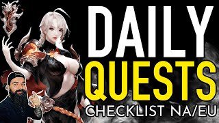 DAILY & WEEKLY CHECKLIST | LOST ARK NA/EU LAUNCH TIER 1 -  CHAOS, VOID DUNGEONS, RAPPORT, GOLD