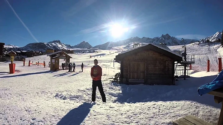 Skiing in Meribel '15