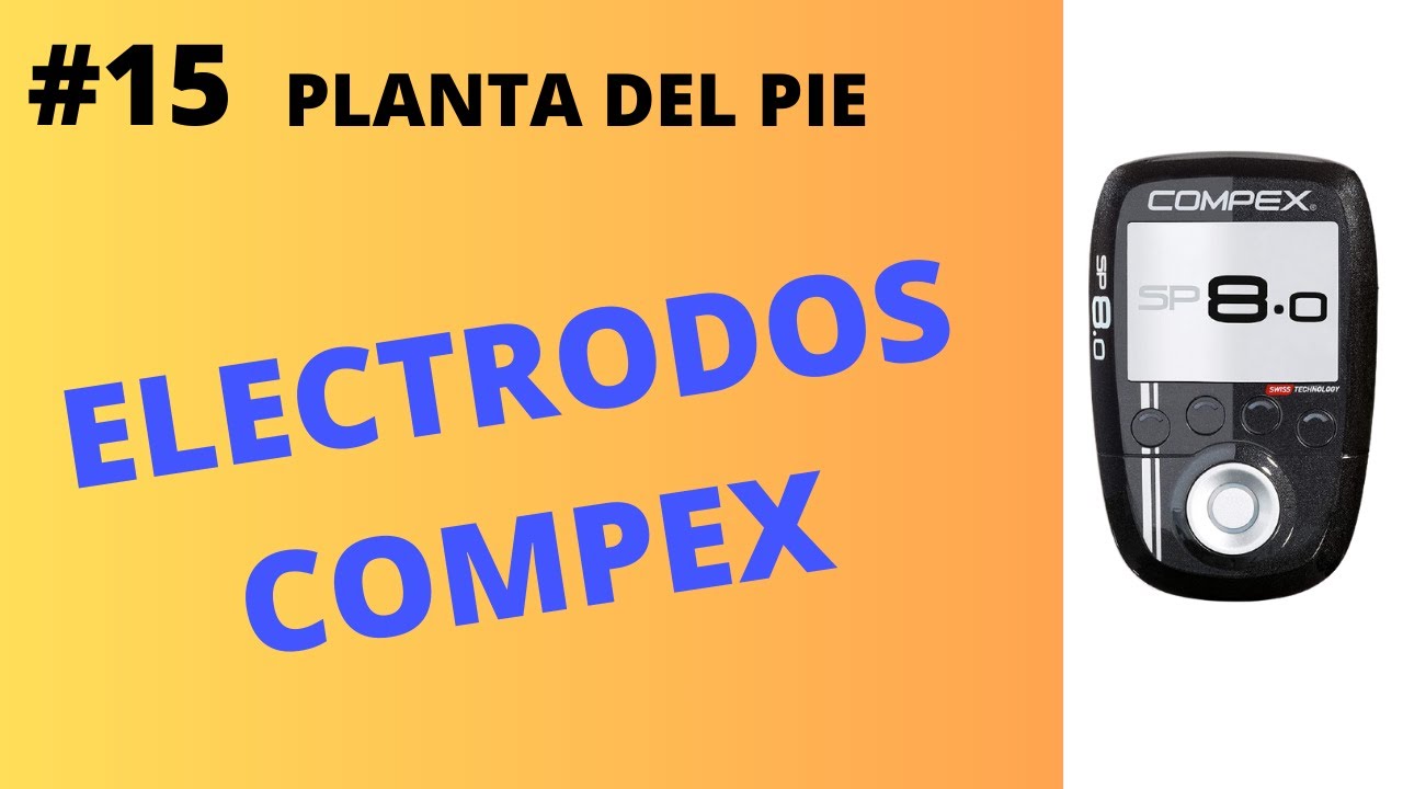 ⭕#15 COMPEX PLANTA DEL PIE- ¿Cómo se ponen los electrodos? Coloca los parches del electroestimulador