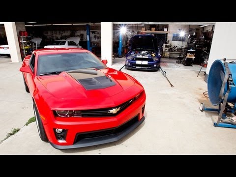 2013 Shelby GT500 vs 2013 Camaro ZL1 Dyno Comparison Video — Inside Line