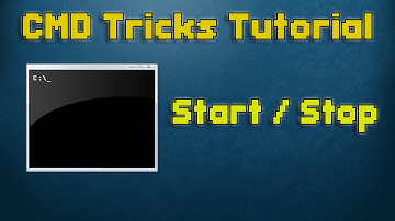 CMD Tutorial - 1 - How to start stop command prompt