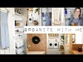 CLOSET MAKEOVER - ORGANIZE WITH ME- How to organize a small closet