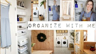 CLOSET MAKEOVER - ORGANIZE WITH ME- How to organize a small closet