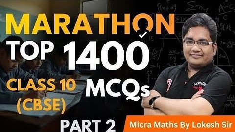 Class 10 Maths MCQ Part 2