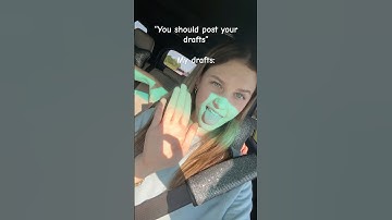 “You should post your drafts” 🥲 #shorts #video #trending #draft