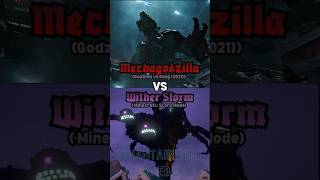 Mechagodzilla Vs Wither Storm #minecraft #godzilla #minecraftstorymode