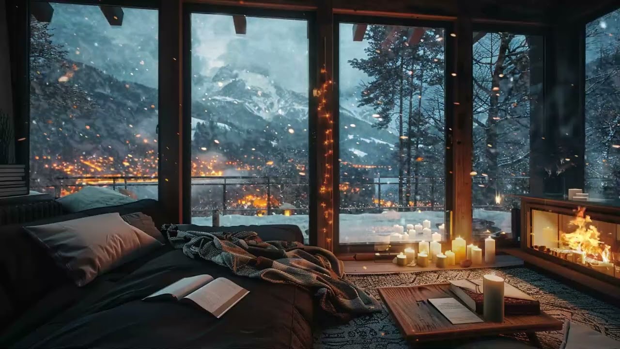 ASMR Wind and Fire Ambience for Calm Focus, Stress Relief and Better Sleep