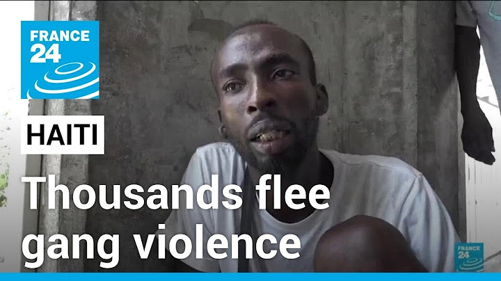 Thousands flee gang violence in Haitian capital • FRANCE 24 English