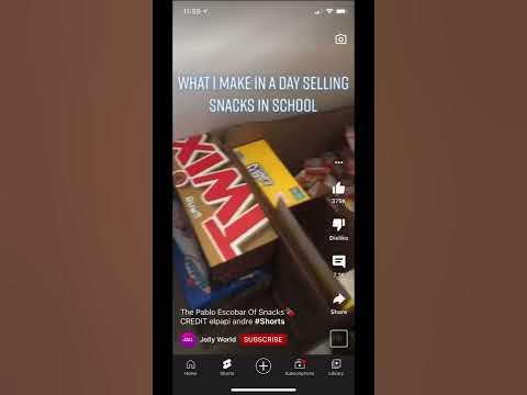 Selling snacks in school - YouTube