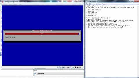 Tutorial Debian 8 (Install, dhcp server, dns server, dan web server)