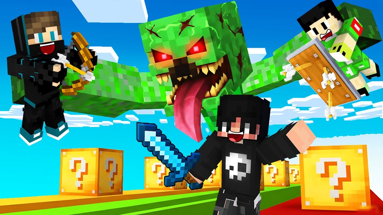 ماين كرافت حـرب جزر الحظ ولكن صارت حـرب طاحنة !!؟