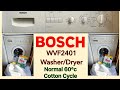 Bosch WVF2401 Washer/Dryer, Cotton 60°c Cycle @servisslimline