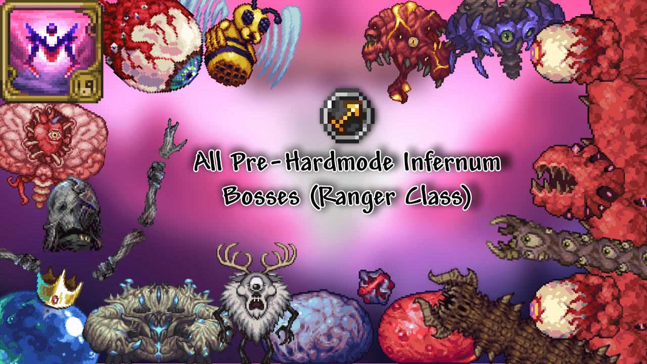 King Animation - pre-hard mode Terraria bosses and Terraria Calamity bosses