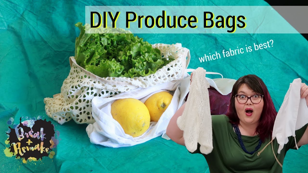 DIY Produce Bags - which fabric is best? - YouTube