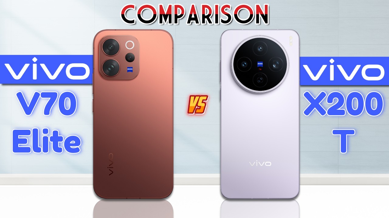 Vivo V70 Elite vs Vivo X200T : Which One Best Phone❓😯