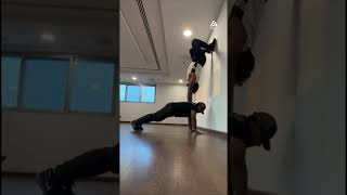 @BboyBharatRagathi and his friend have a blast working out together