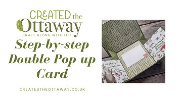 Step-by-Step Double Pop-Up Card | Perfect for Birthdays & Thank Yous@createdtheottaway