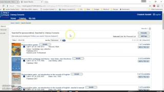 Logging into Library