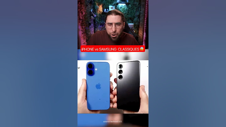 iPHONE vs SAMSUNG 😱 (pas de haut de gamme cette fois)