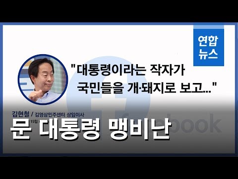 YS <strong>차남</strong> 김현철, 문 대통령 비난…&amp;quot;대통령이 국민 능멸&amp;quot; / 연합뉴스 (Yonhapnews)