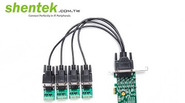 Industrial 4 port High Speed Serial RS 422 RS485 RS 422 RS 485 PCI Express PCIe Card supports Standa