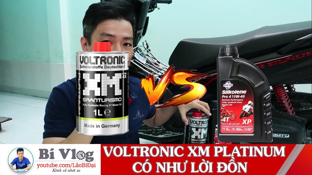 Nhớt Voltronic XM Platinum sau 500km sẽ ra sao - Liệu có như lời đồn