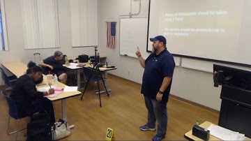 Photographing Shoe Impressions Lecture Part Two Setting Up the Camera