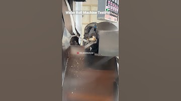 Wafer Roll Machine Performance Testing #wafer #factory