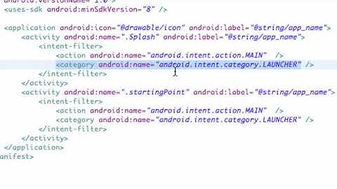 Android Application Development Tutorial   13   Introduction to the Android Manifest