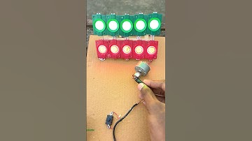 How to Use a Mini Drone Motor to Power 12V LED Lights #ElectronicsProject #diy #MiniGenerator