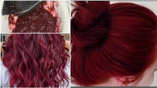 صبغة طبيعية للشعر باللون الأحمر الاكاجو طبيعية ١٠٠٪ وتساعد على إطالة ونعومة الشعر