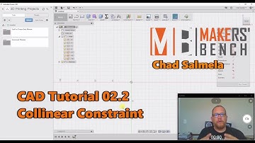 CAD Tutorial 02.2 Collinear Constraint
