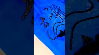 Allah name in Arabic calligraphy #satisfying #ytshorts #arabiccalligraphy