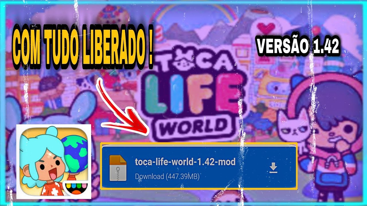 Como ter a nova atualização dos bebês de graça pelo happymod 👶🏻🤩 Toca  life world