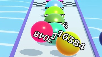 Ball Run Infinity Number Up To (128M, 256M, 512M, 1024M) ! All Levels Gameplay Part 408 android, ios