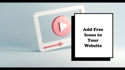 How To Add Free Icons to Your Website Easily (Google Material Icons)