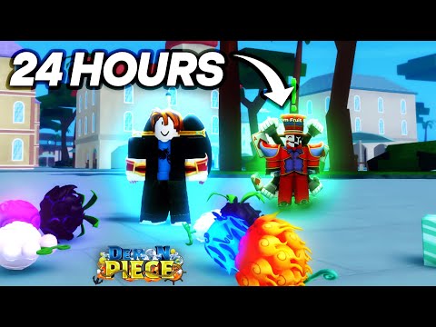 (CODE) Spinning For Devil Fruits For 24 HOURS In Roblox Demon Piece